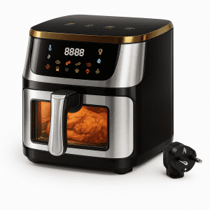 10L PowerCrisp™ Air Fryer – 1400W Large Capacity, LED Touch, Multi-Function Oven | EU Plug