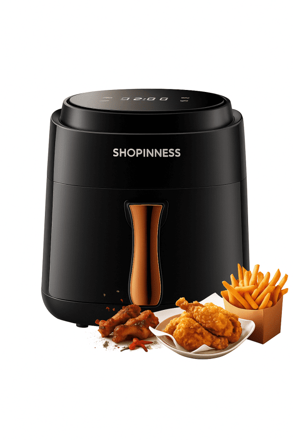 8L SmartTouch™ Air Fryer – 2400W Oil-Free Cooking with Intelligent Controls | EU Plug - Image 3