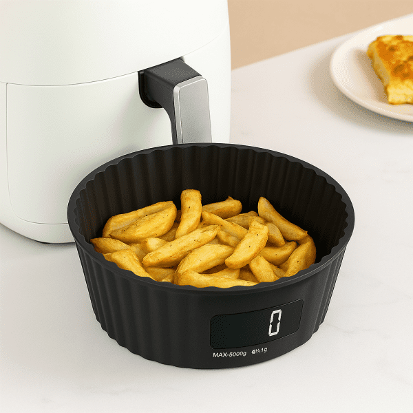 Airfryer Silicone Basket – Reusable Non-Stick Tray for Crisp & Healthy Cooking - Image 2
