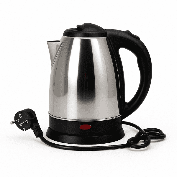 Stainless Steel Electric Kettle – 2.0L Durable Travel & Home Heater - Image 2