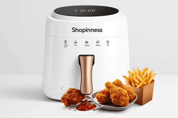 8L SmartTouch™ Air Fryer – 2400W Oil-Free Cooking with Intelligent Controls | EU Plug - Image 2