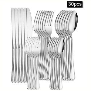 Luxury Stainless Steel Cutlery Set for Restaurants and Hotels